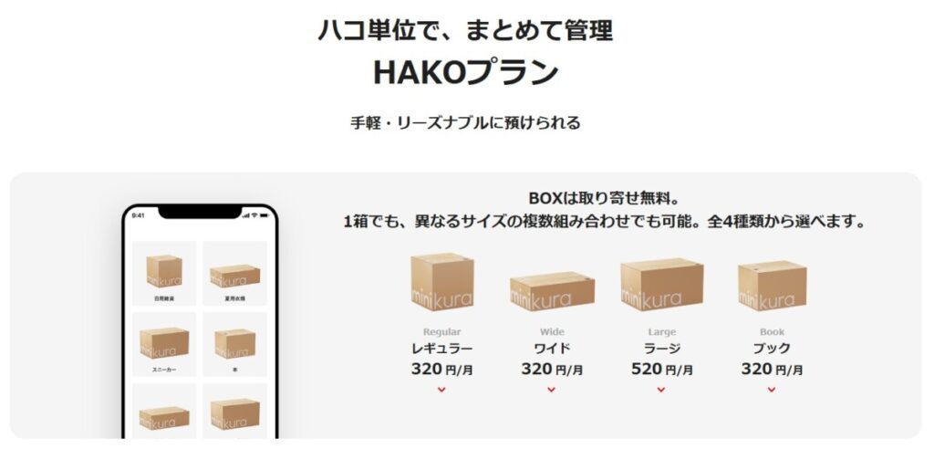 minikura HAKOプラン