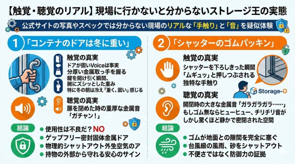 【触覚・聴覚のリアル】現場に行かないと分からないストレージ王の実態