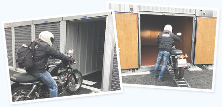 ドッとあ〜るコンテナ バイク専用コンテナ
