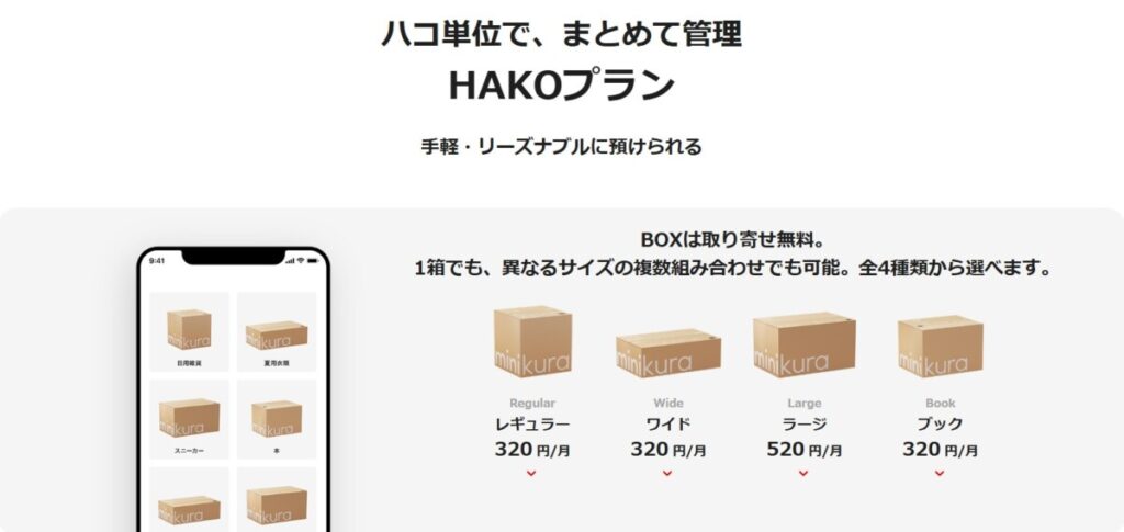 minikura HAKOプラン