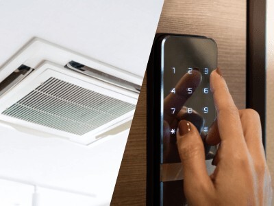 スペラボ 選ばれる理由 空調・セキュリティ万全