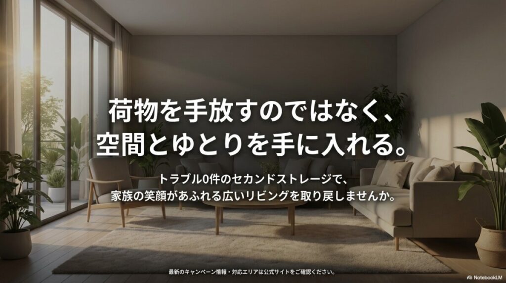 セカンドストレージは口コミが少ない?トラブル0件の理由と相性診断!のまとめ