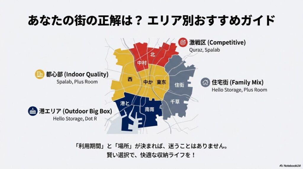 名古屋市内のエリア(区)別で格安トランクルーム・店舗を探す