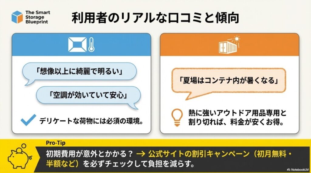 SNS口コミから分析!練馬のトランクルームの評判(料金・清潔感)
