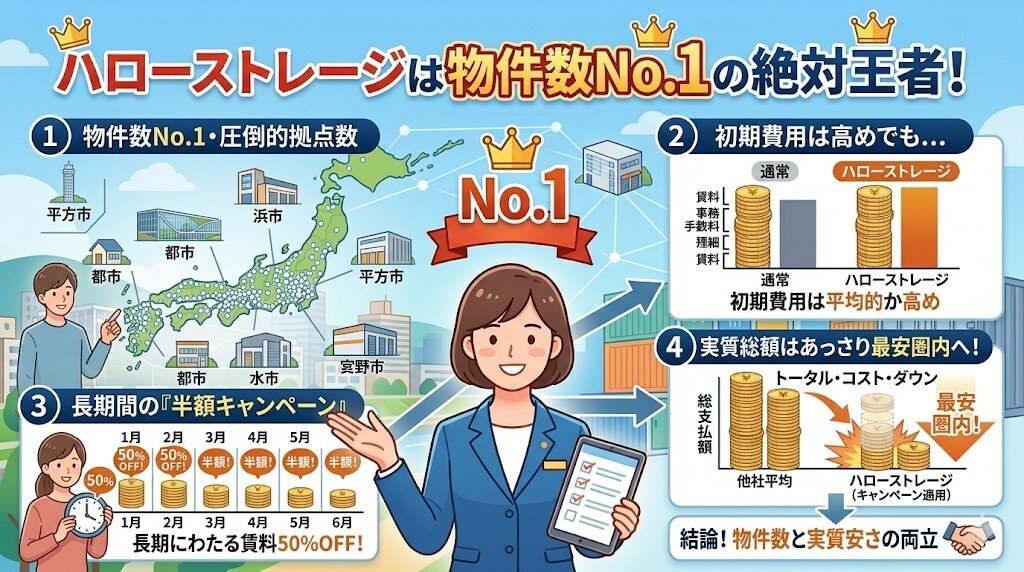 ハローストレージの強力なメリットをわかりやすく図解