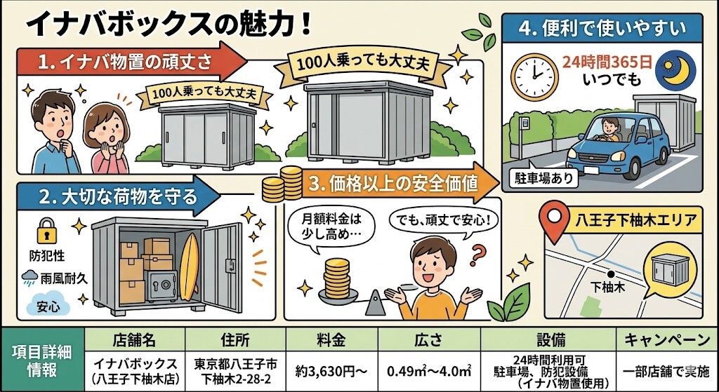 イナバボックスの特徴と魅力をわかりやすく図解