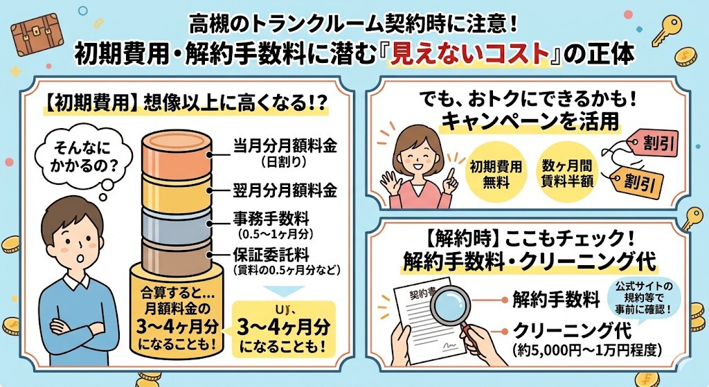 初期費用と解約手数料に潜む「見えないコスト」の正体をわかりやすく図解