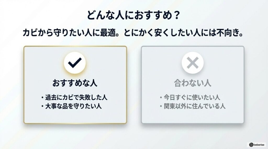 TERRADA トランクルームの利用をおすすめする人
