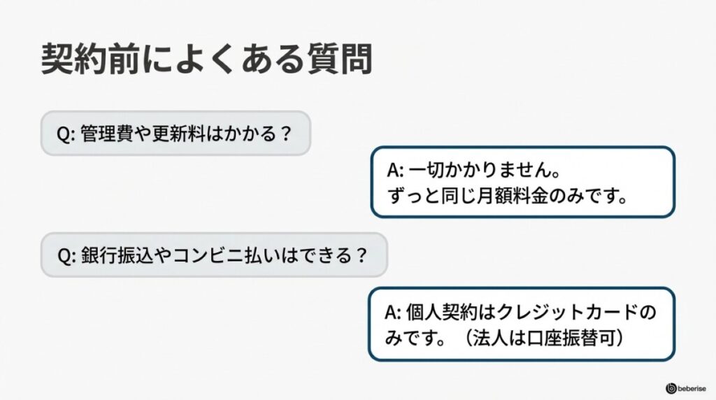 寺田倉庫トランクルームのよくある質問(FAQ)