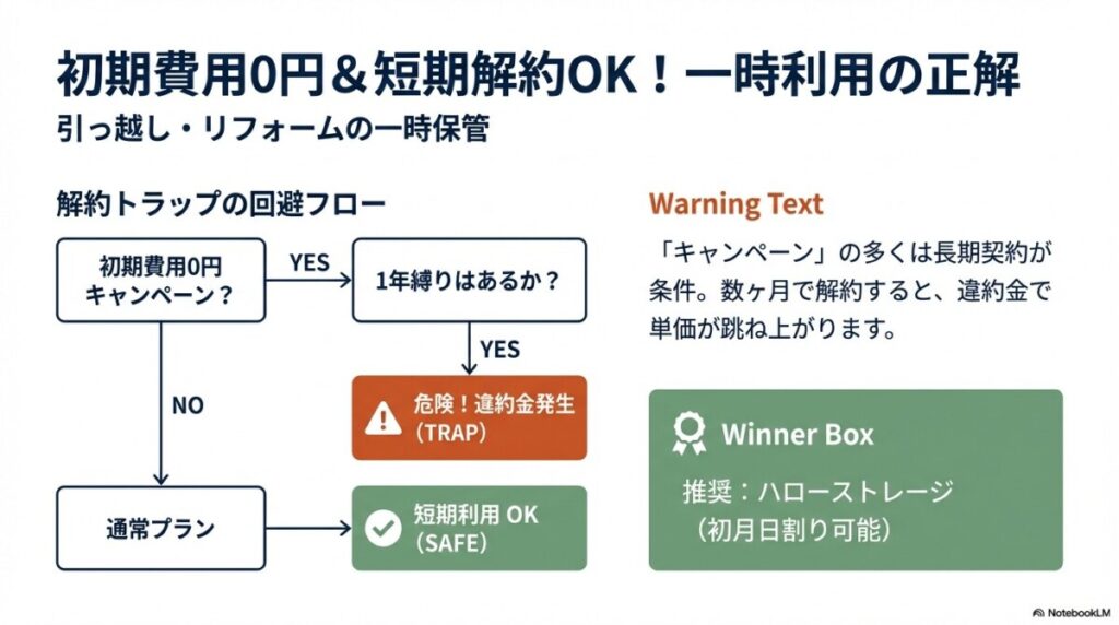 3. 初期費用0円&短期解約OK!一時利用向け最安ランキング