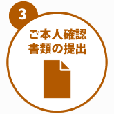 3.ご本人確認書類の提出