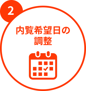内覧希望日の調整